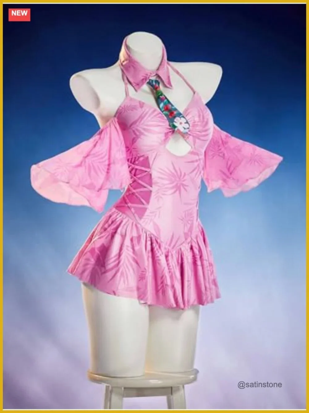 Anime One Piece Swimsuit Cosplay Bunny Rave Swimwear